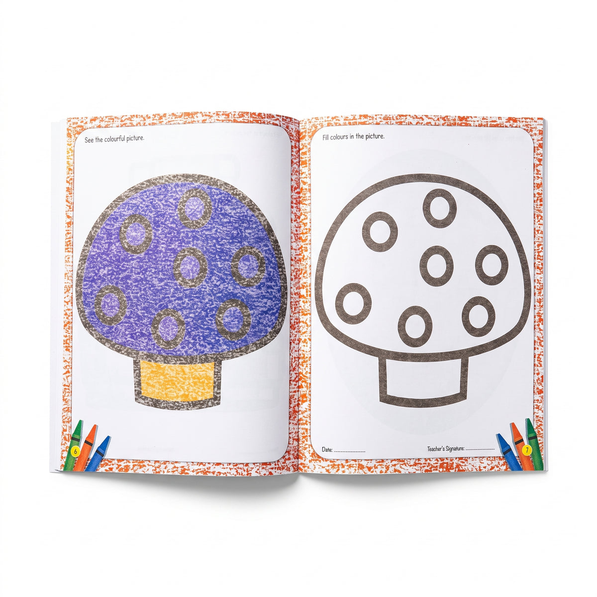 KG Crayon Colouring Book Book-2 (16 Pages)