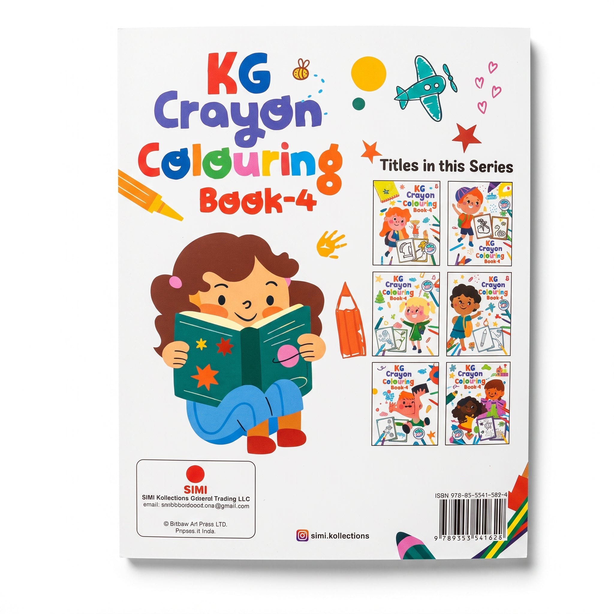 KG Crayon Colouring Book Book-4 (16 Pages)