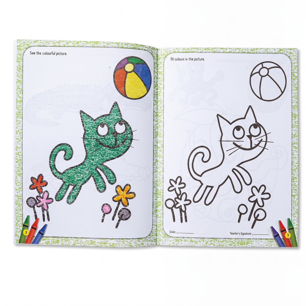 KG Crayon Colouring Book Book-5 (16 Pages)