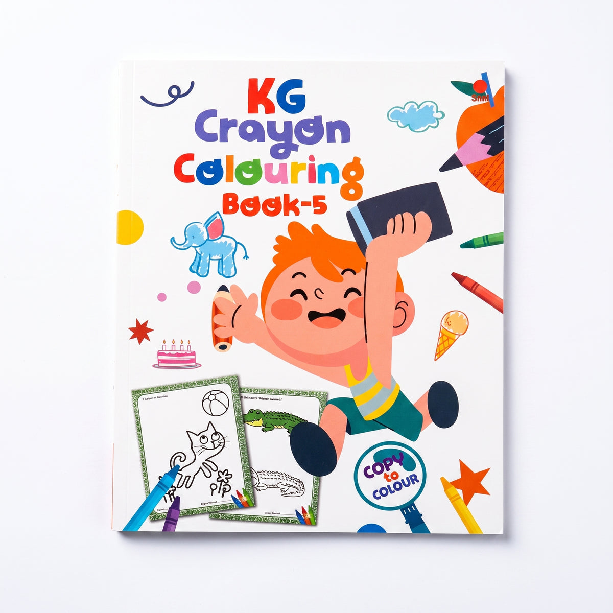 KG Crayon Colouring Book Book-5 (16 Pages)