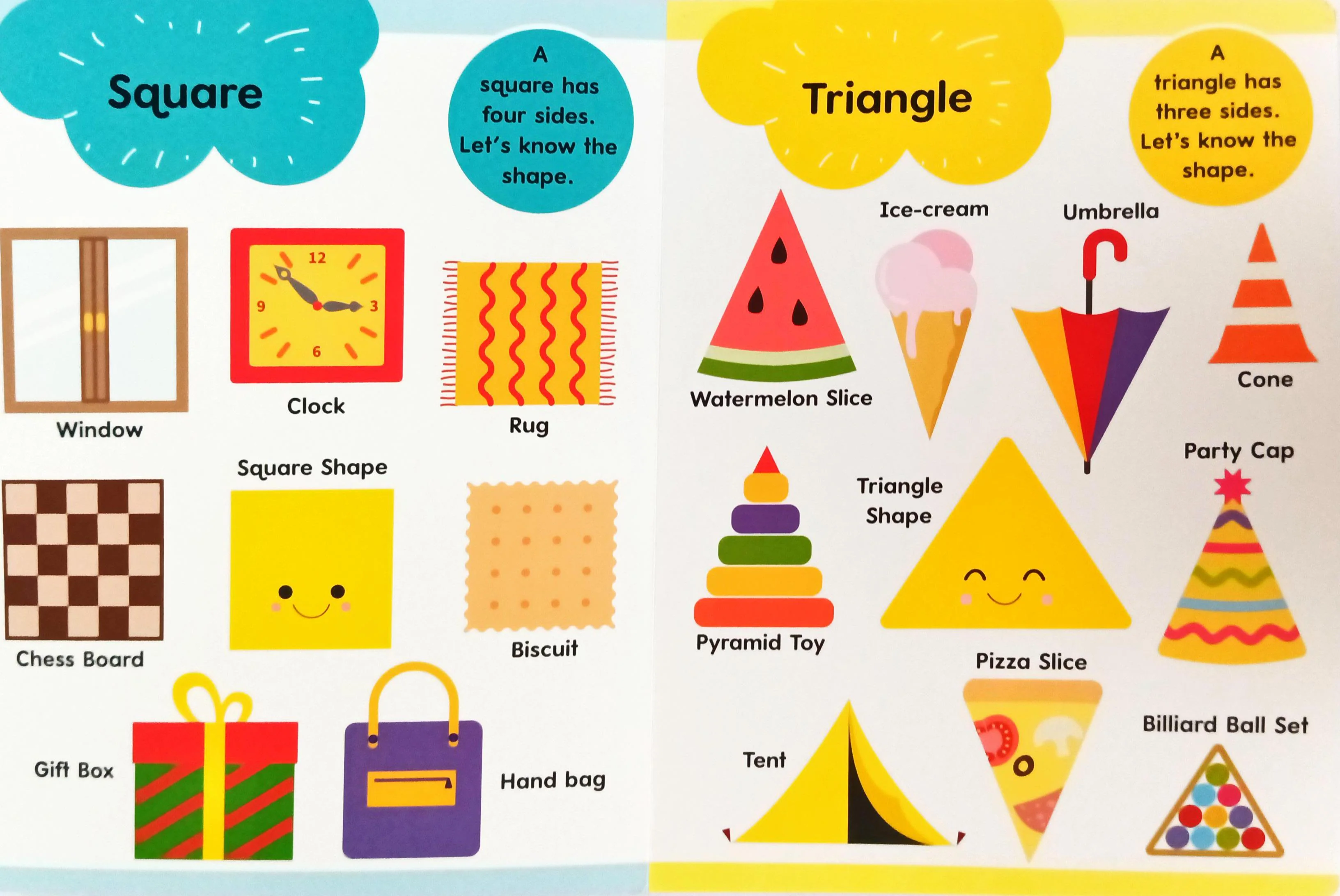 Let's Learn About Amazing Shapes & Colours Book (10 Pages)