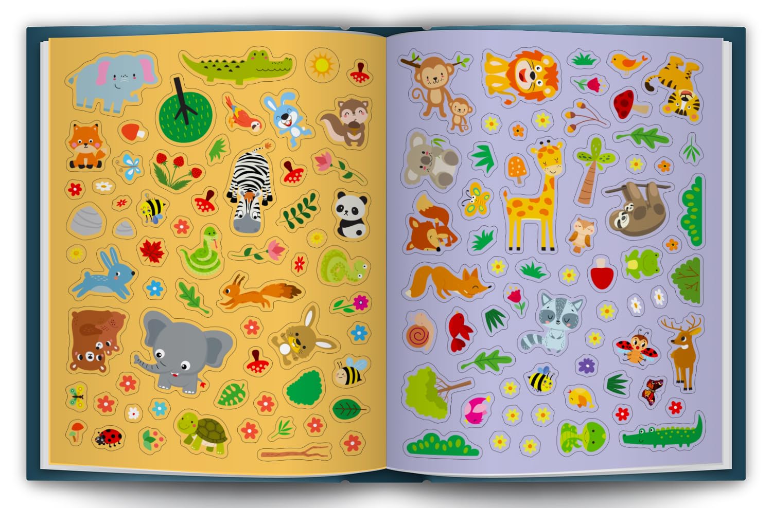500 Stickers: In the Jungle Activity & Sticker Book (30 x 23cm)