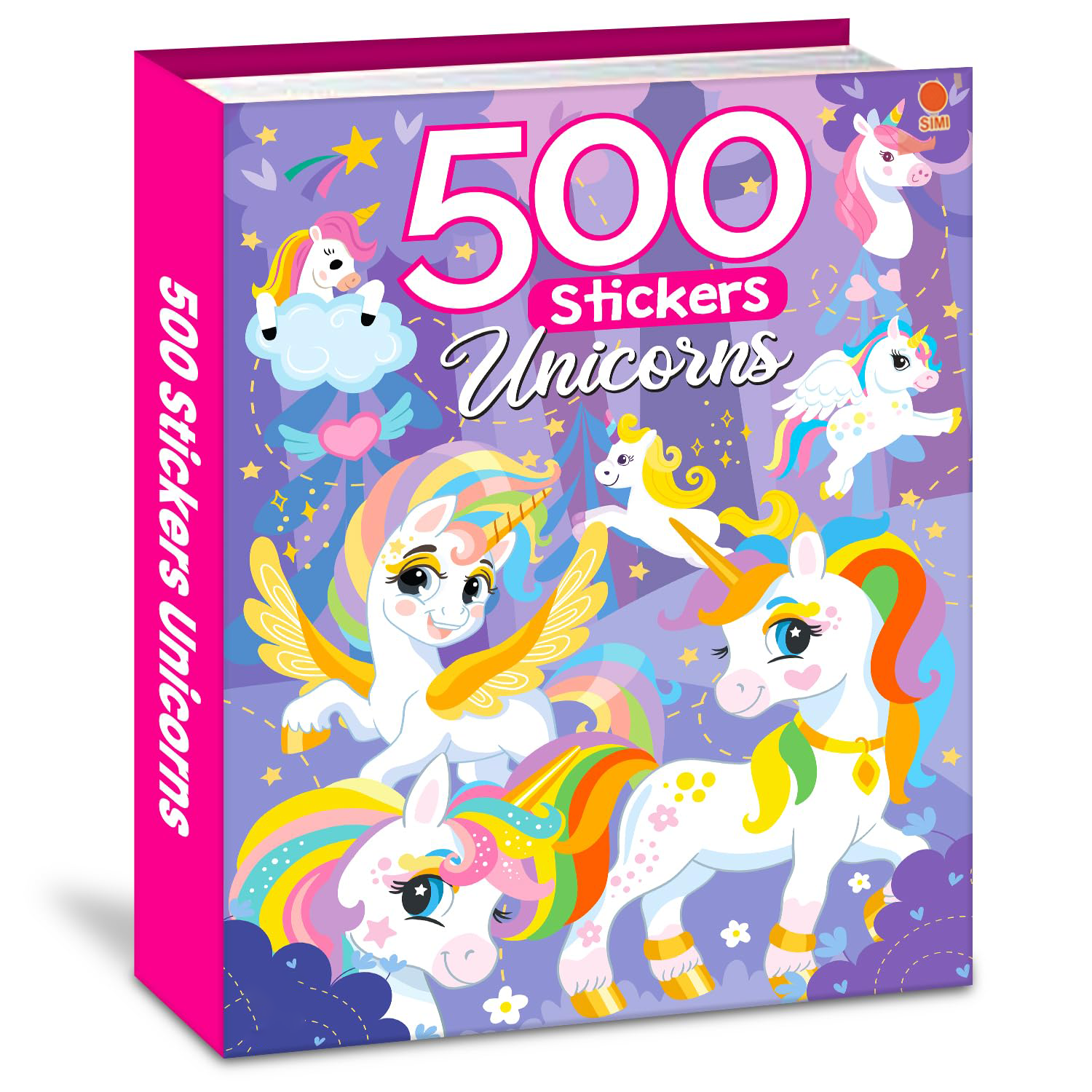 500 Stickers: Unicorns Activity & Sticker Book (30 x 23cm)