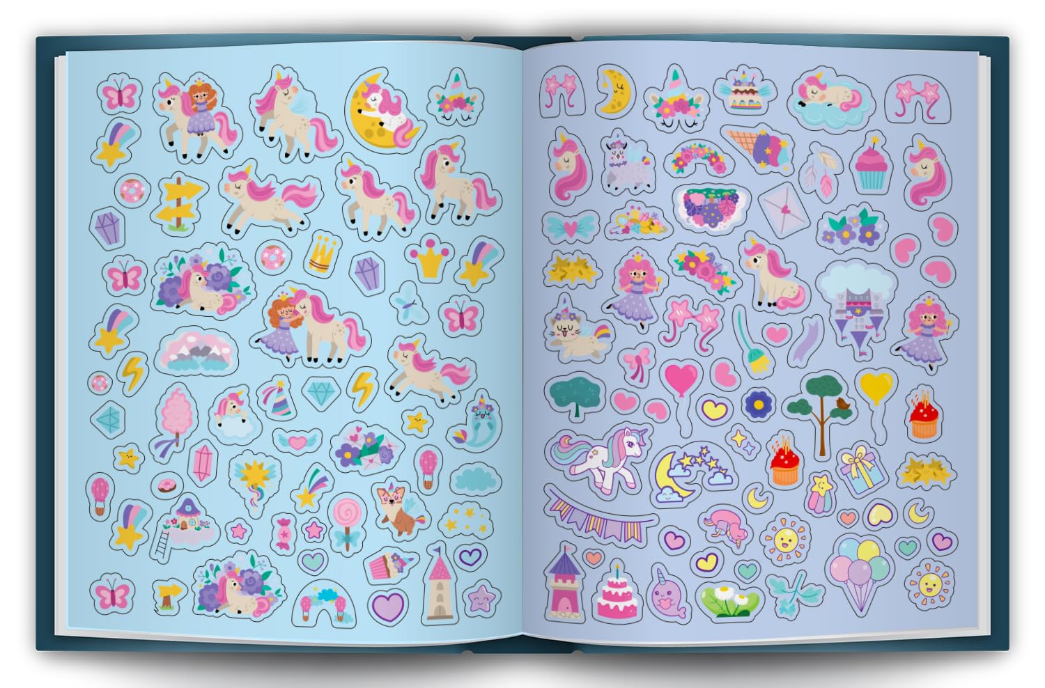 500 Stickers: Unicorns Activity & Sticker Book (30 x 23cm)