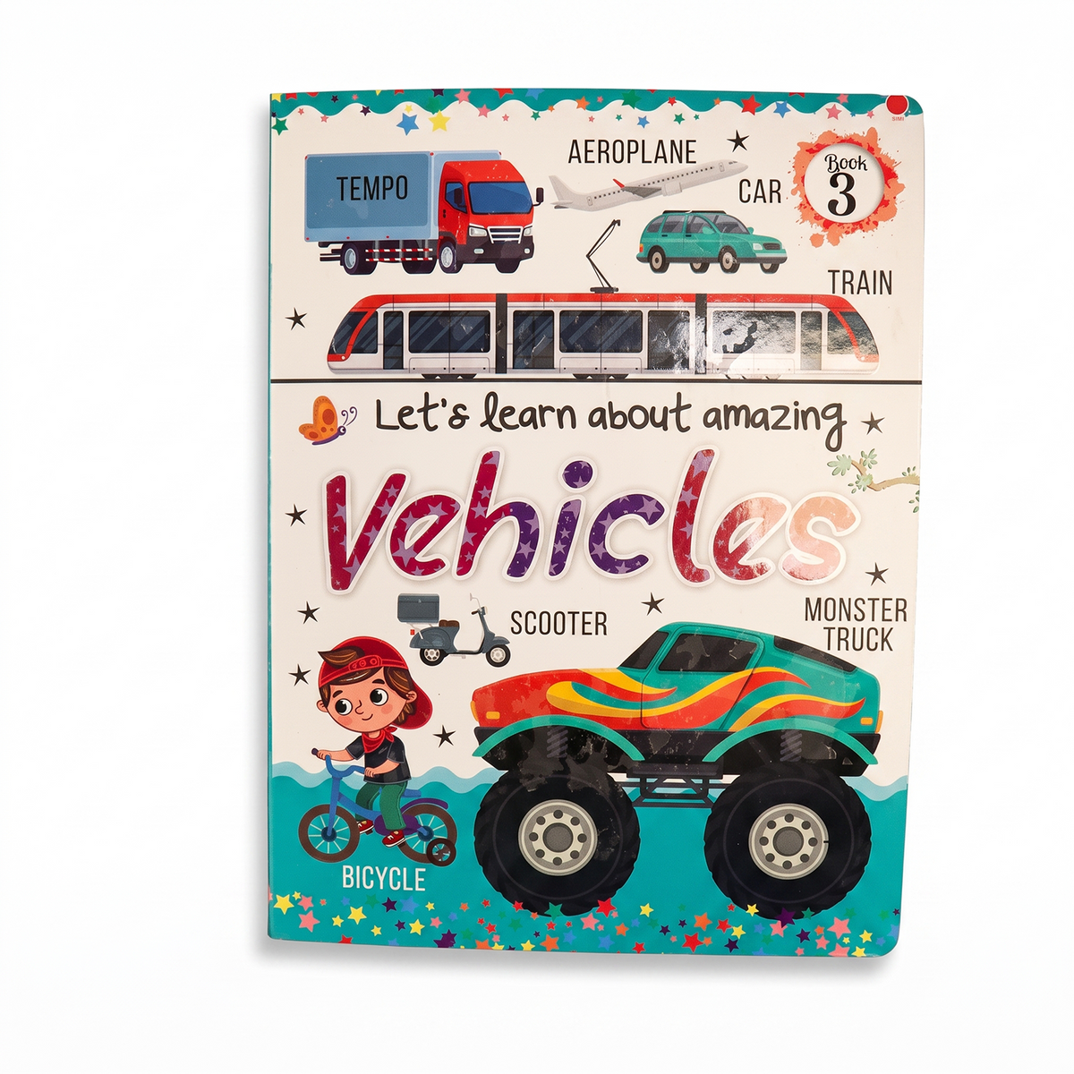 Let's Learn About Amazing Vehicles Book (10 Pages)
