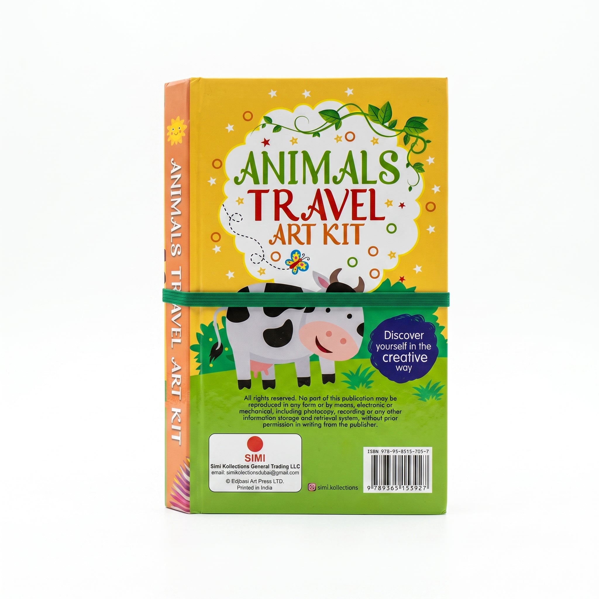 Animals Travel Art Kit with Coloring Pads and Pencils (19 x 11.5cm)