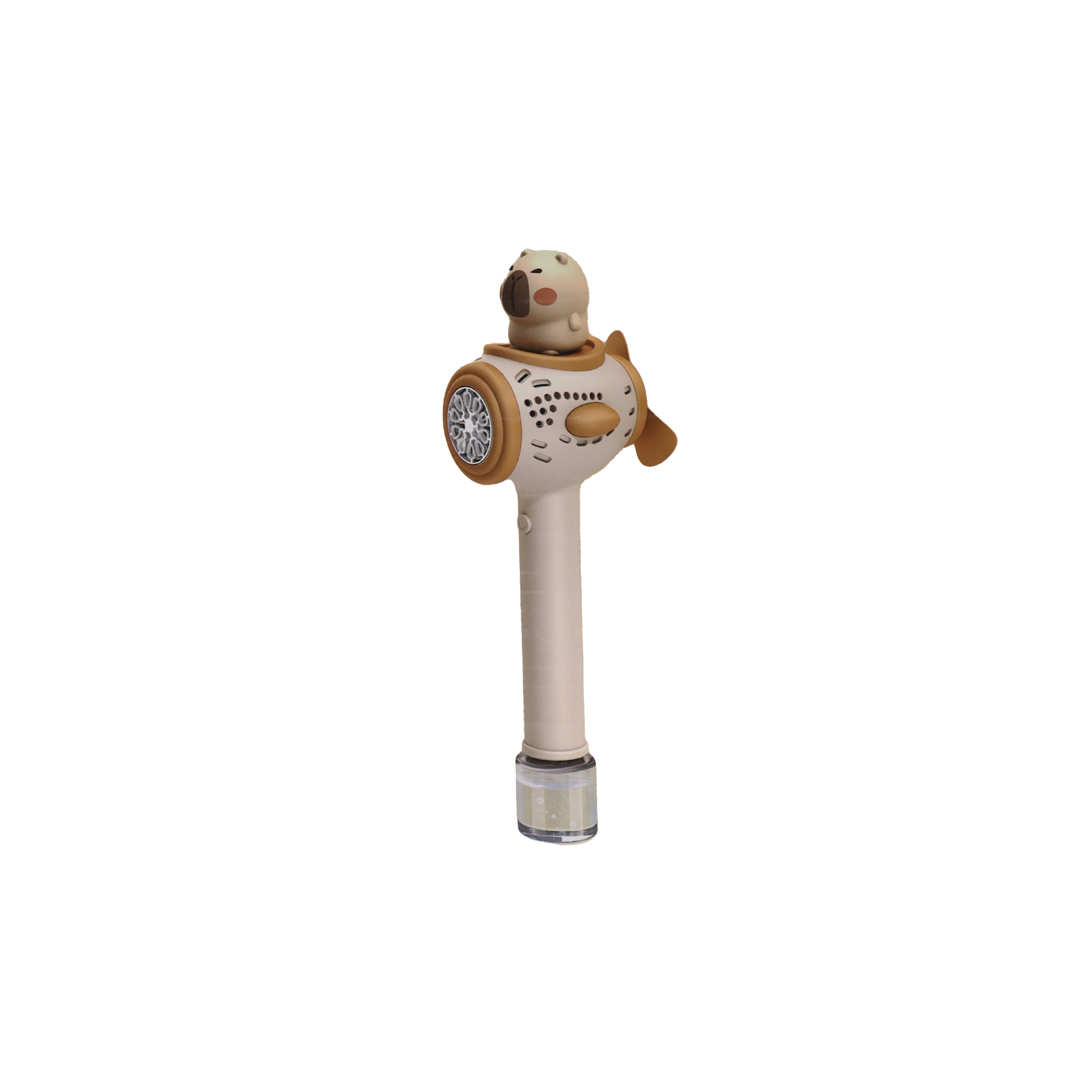 Animal Pilot windmill bubble wand set, capybara style