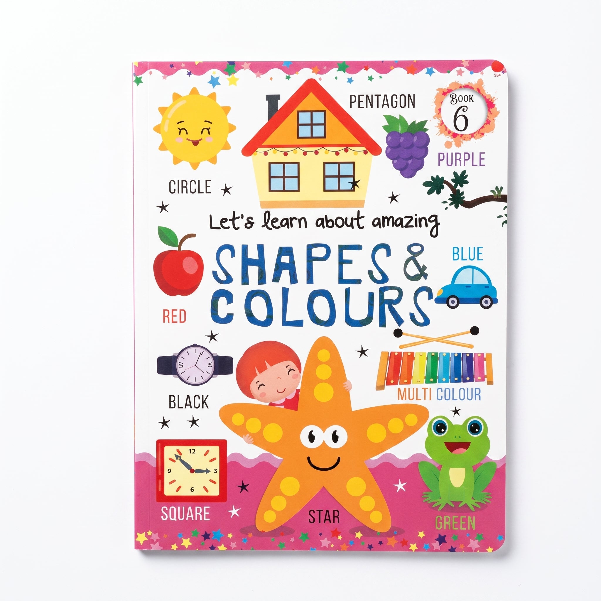 Let's Learn About Amazing Shapes & Colours Book (10 Pages)