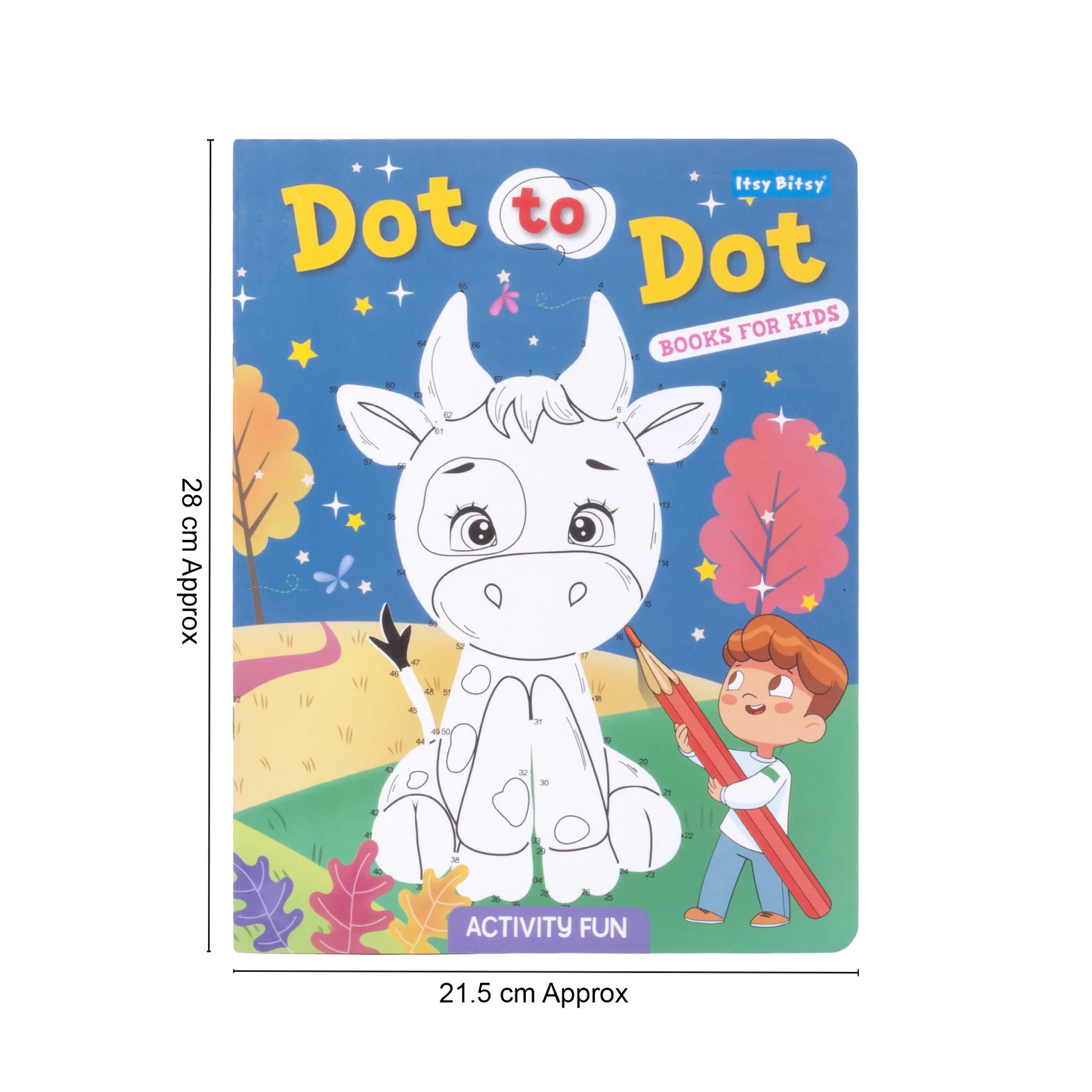 Dot to Dot Books for Kids Activity Book (16 Pages)