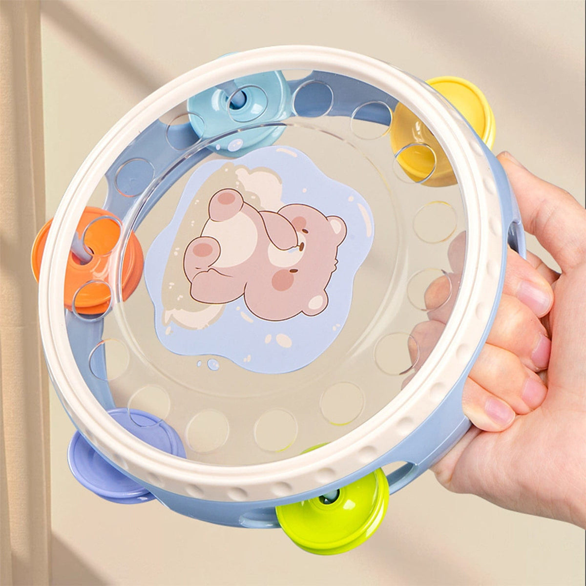 KidZilan early education animal baby tambourine, view 5