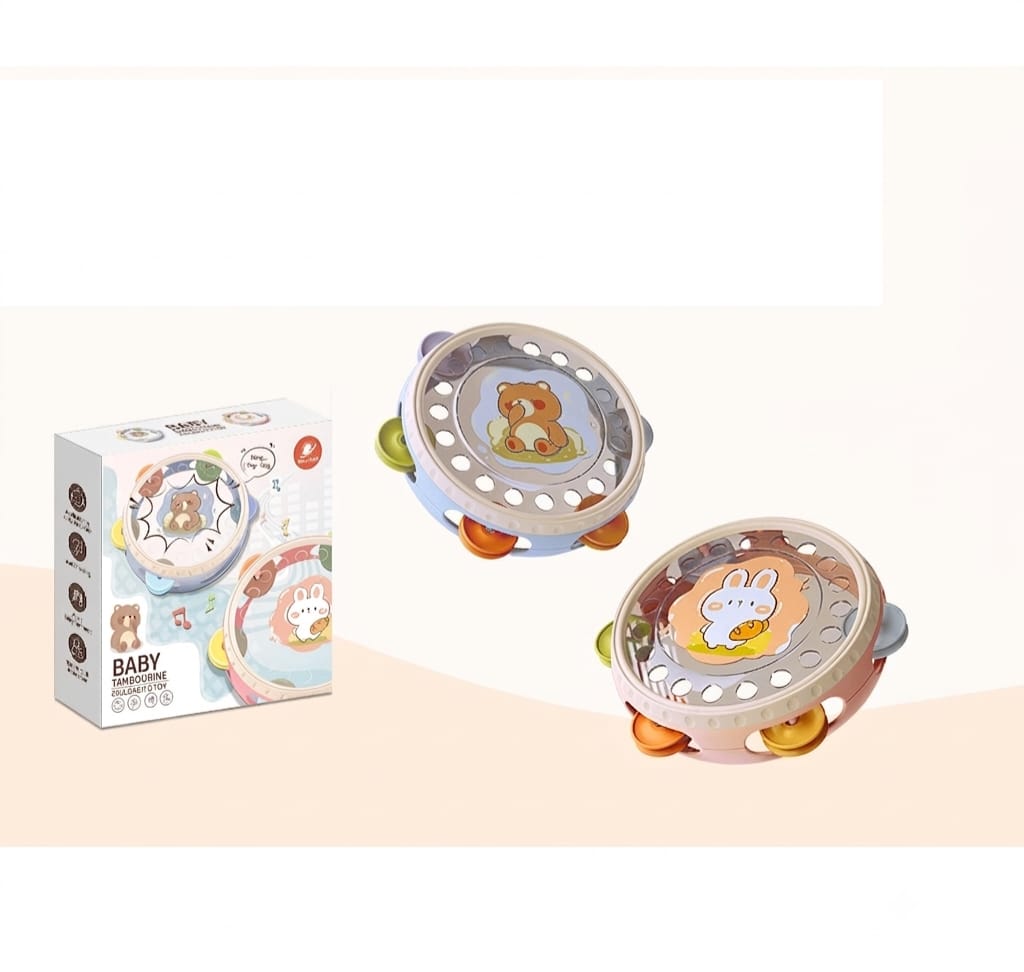 KidZilan early education animal baby tambourine, view 1