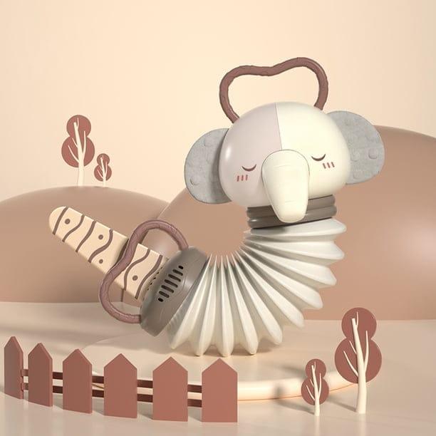 KidZilan animal music accordion and crinkle toy, view 2