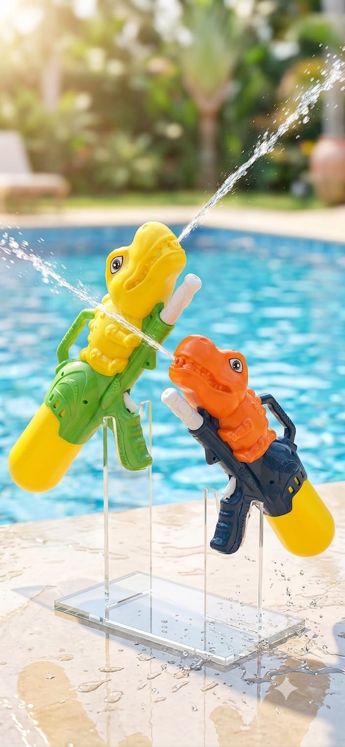KidZilan cute dinosaur water gun blaster, view 1