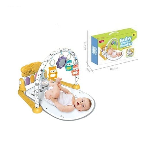 Vivakids multi-function baby fitness blanket and kick piano gym, view 2