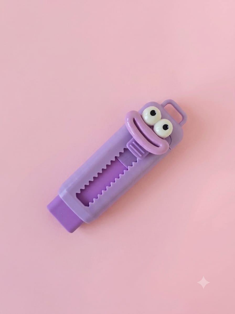 KidZilan Cute Push & Pull Cartoon Eraser