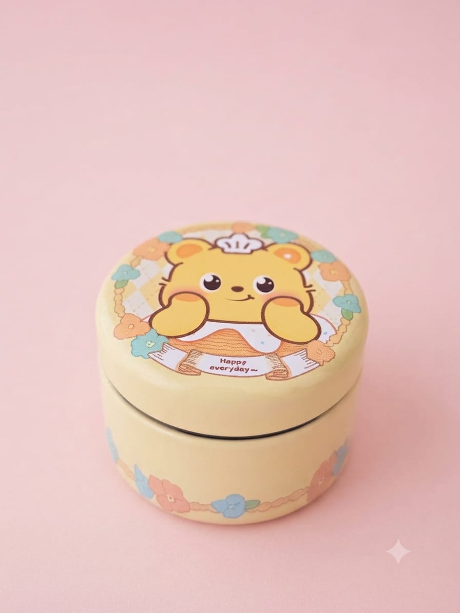 Cute Cartoon Round 1-Hole Pencil Sharpener