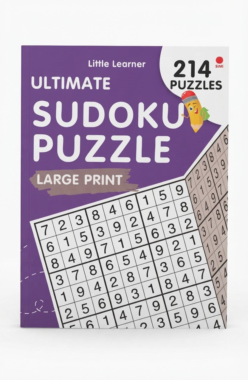 Ultimate Sudoku Puzzle Large Print Activity Book with 214 Puzzles