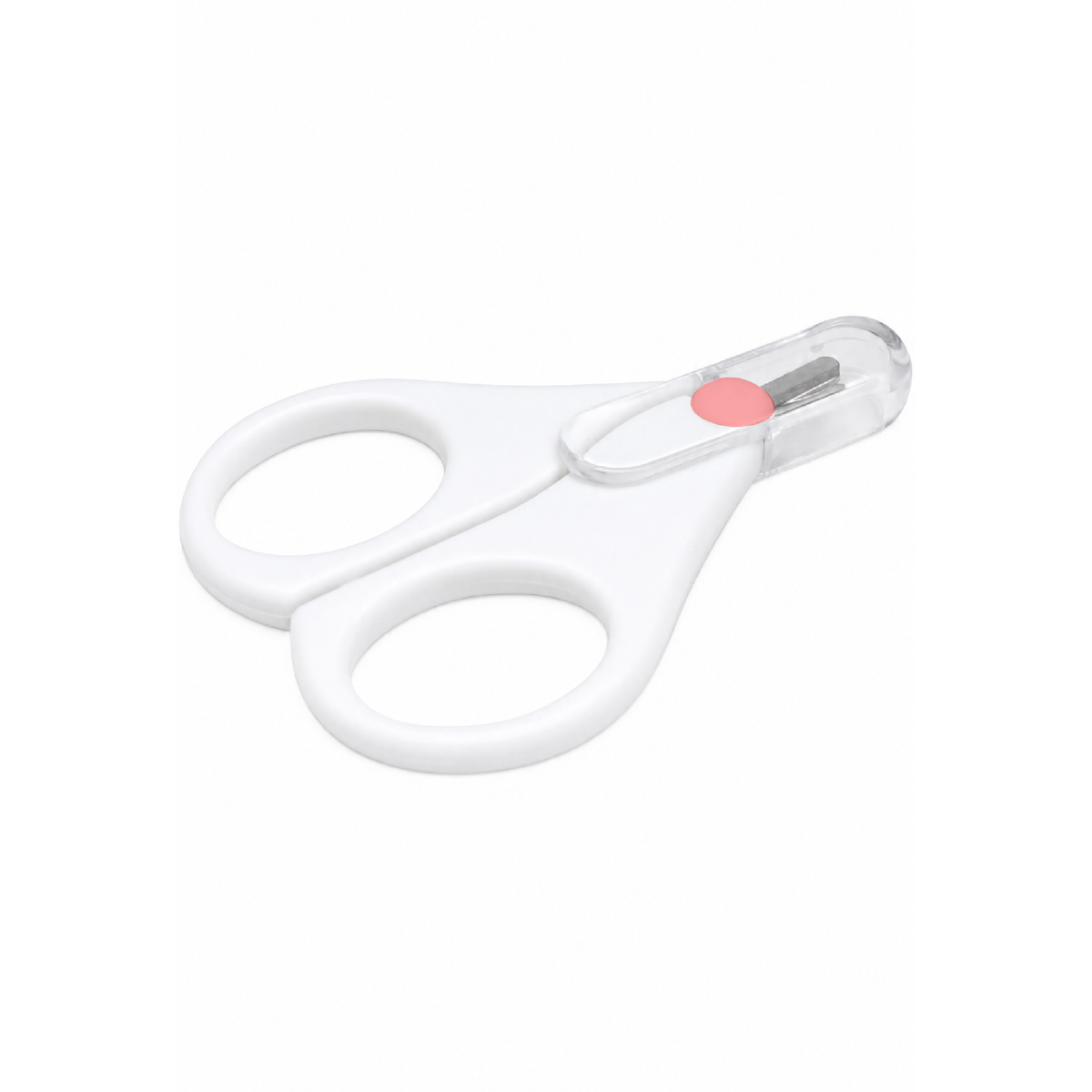 Hercules Bear baby nail clippers and scissors, classic white