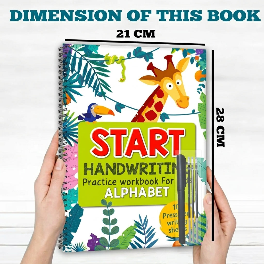 Start Handwriting Practice Workbook for Kids - Alphabet (10 Pages)