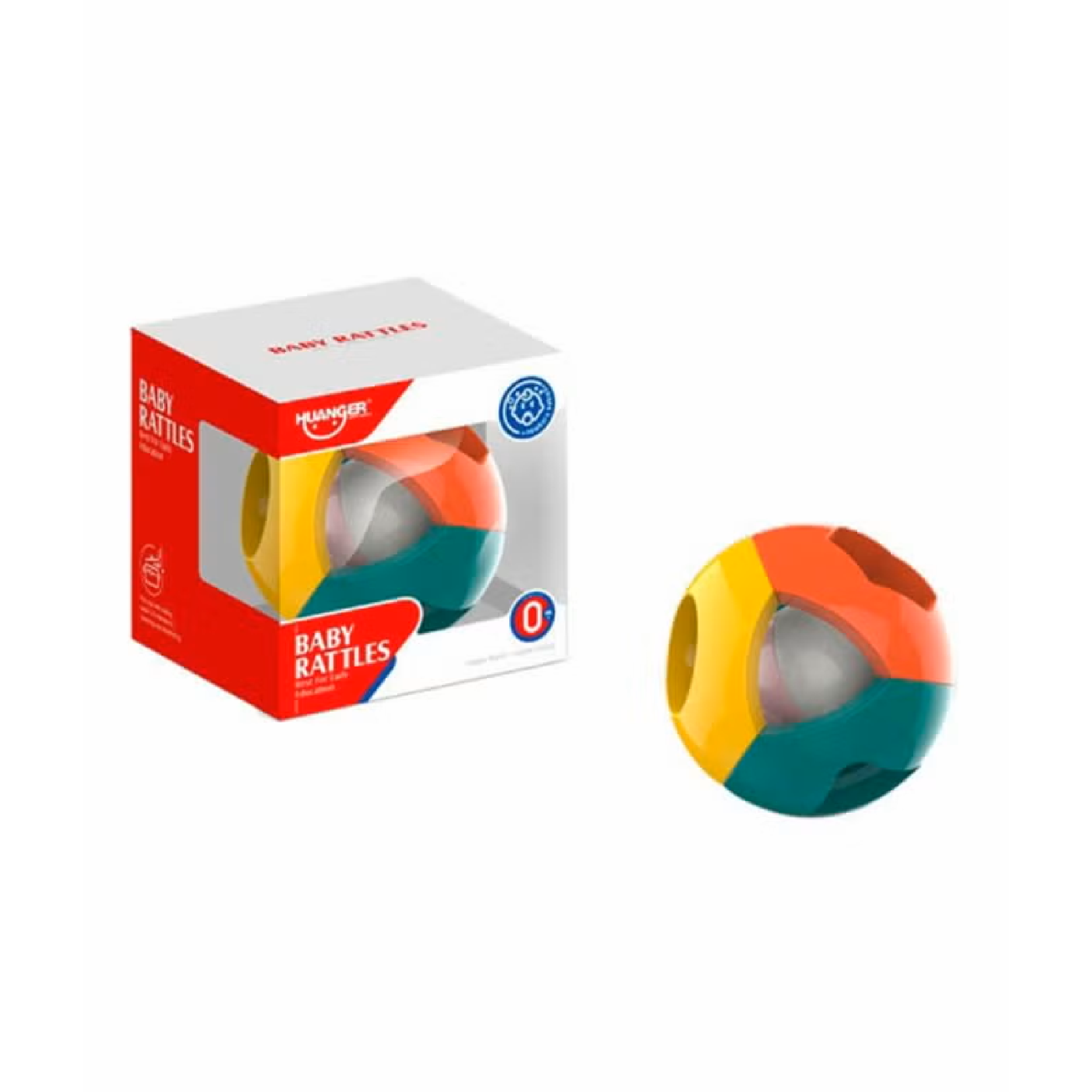Happy World multi-sensory newborn rattle, main view