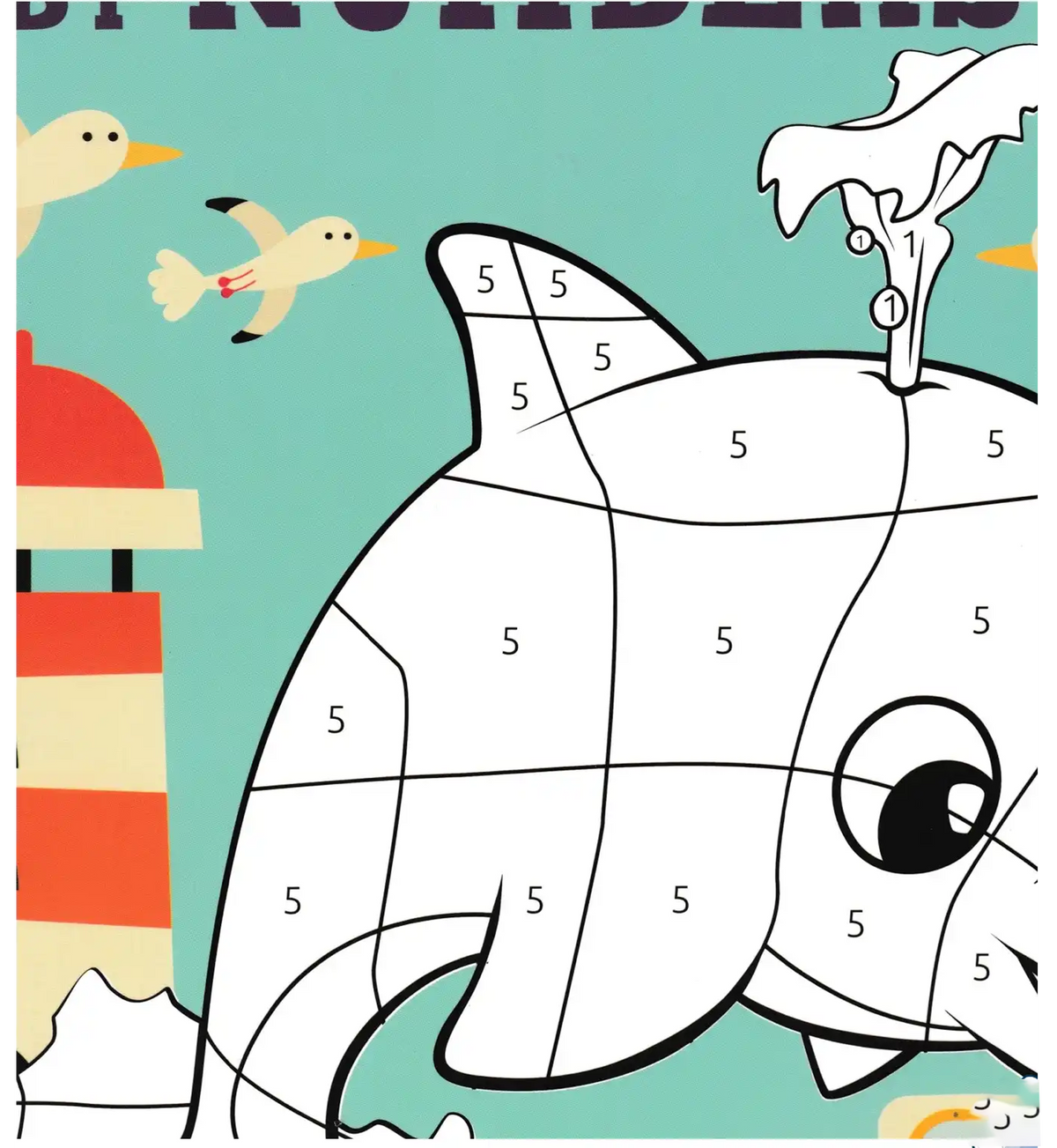 Colour by Numbers Activity Fun Book (16 Pages)