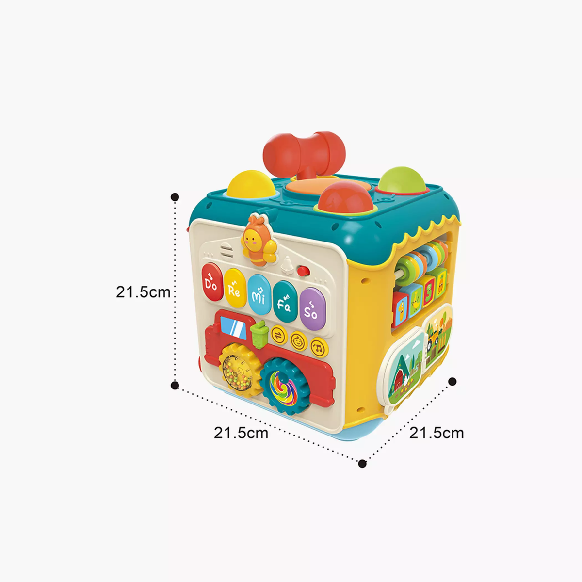 Happy World multi-functional activity box, main view