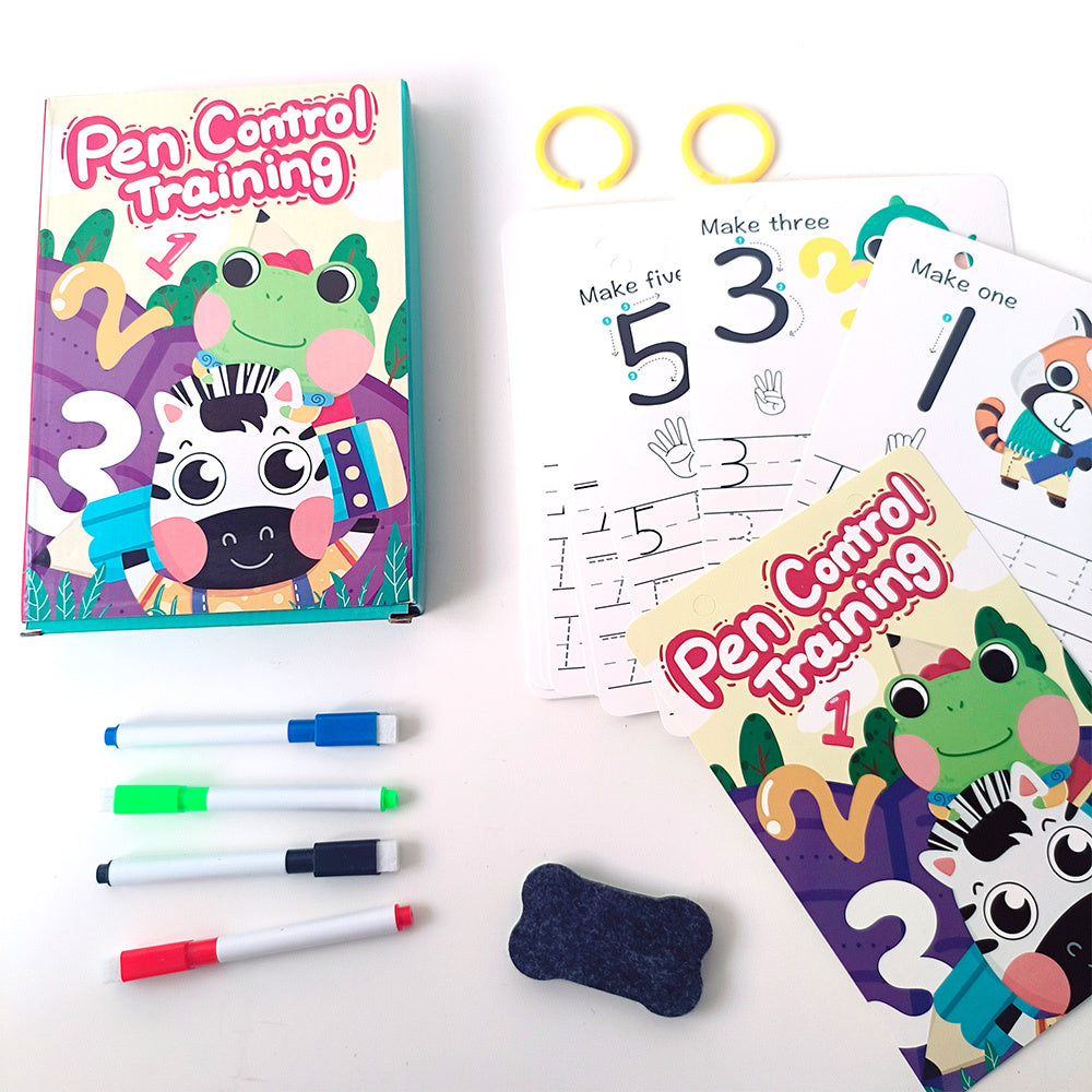 Kids early learning pen control tracing book, main view