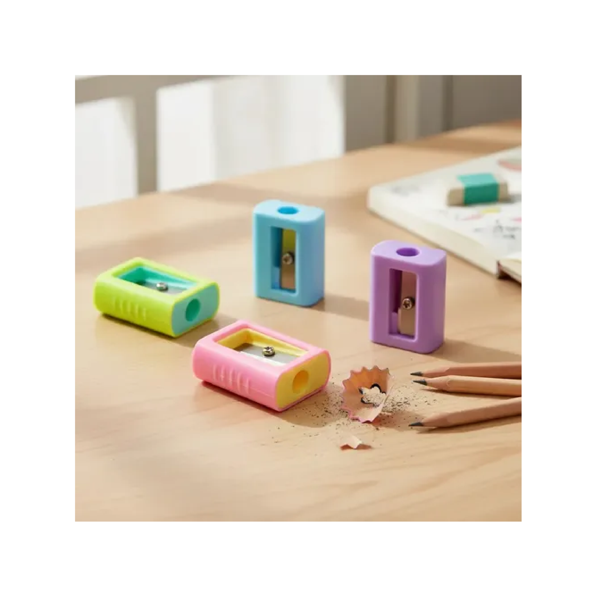 KidZilan Color Splash mini pocket pencil sharpener, view 2