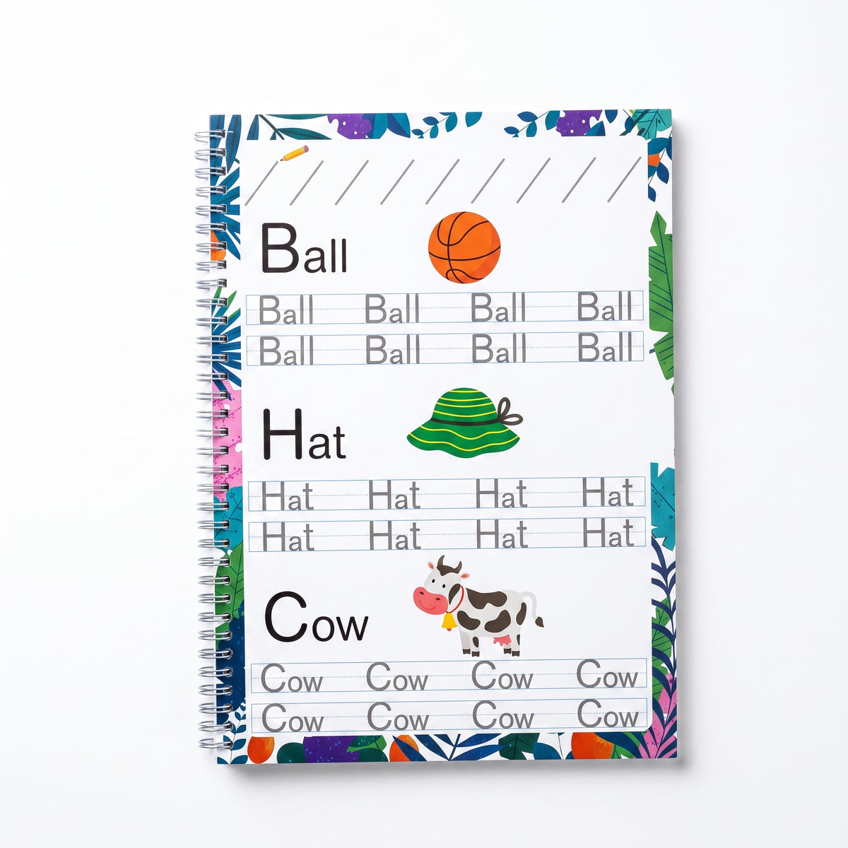 Start Handwriting Practice Workbook for Kids - First Words (10 Pages)