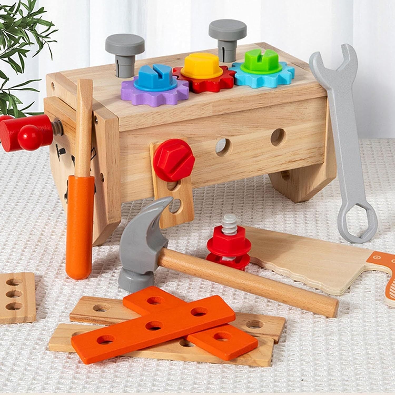 Love Play Love Learn wooden activity toolbox, view 2