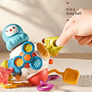 KidZilan 8-in-1 space astronaut busy cube and travel toy, view 4