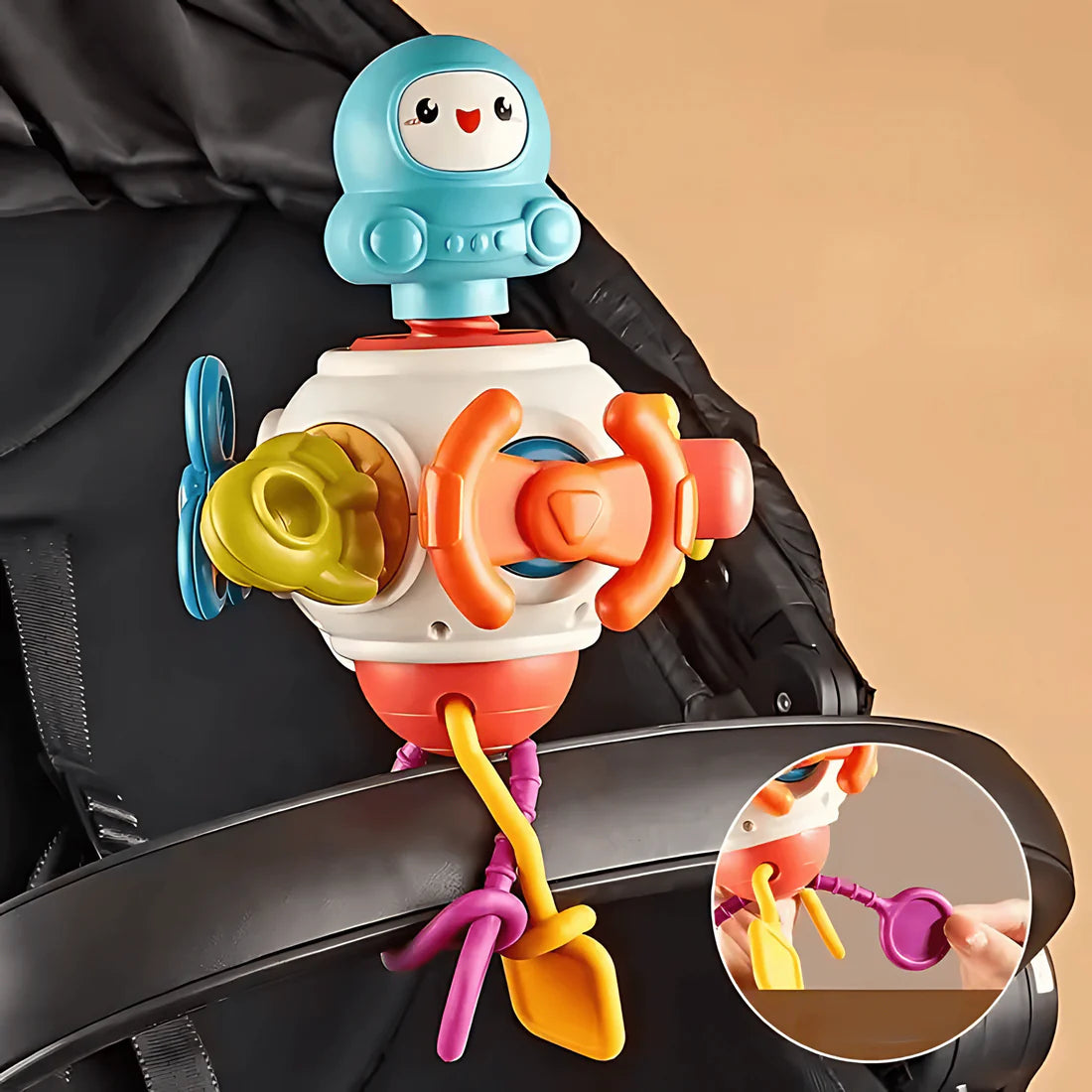 KidZilan 8-in-1 space astronaut busy cube and travel toy, view 5