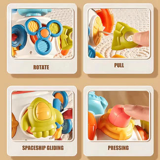 KidZilan 8-in-1 space astronaut busy cube and travel toy, view 6