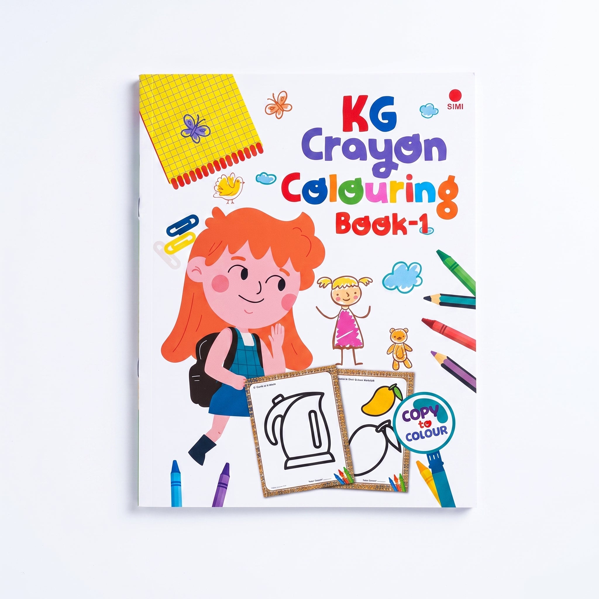 KG Crayon Colouring Book Book-1 (16 Pages)
