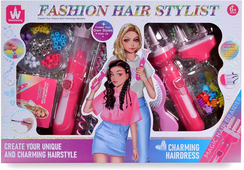 KidZilan fashion stylist magic braider and beading kit, view 1