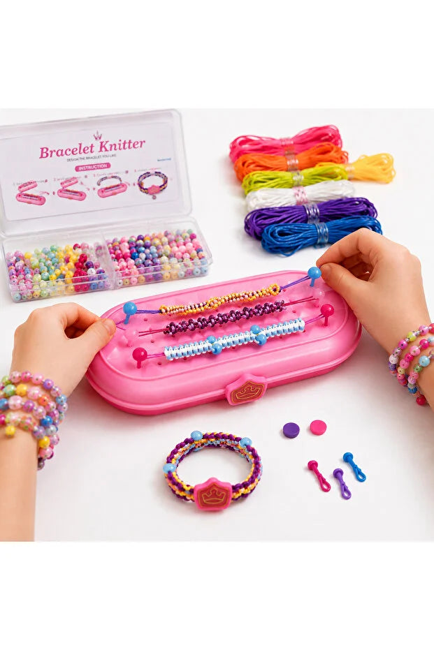 KidZilan DIY creative bracelet knitter kit, view 4