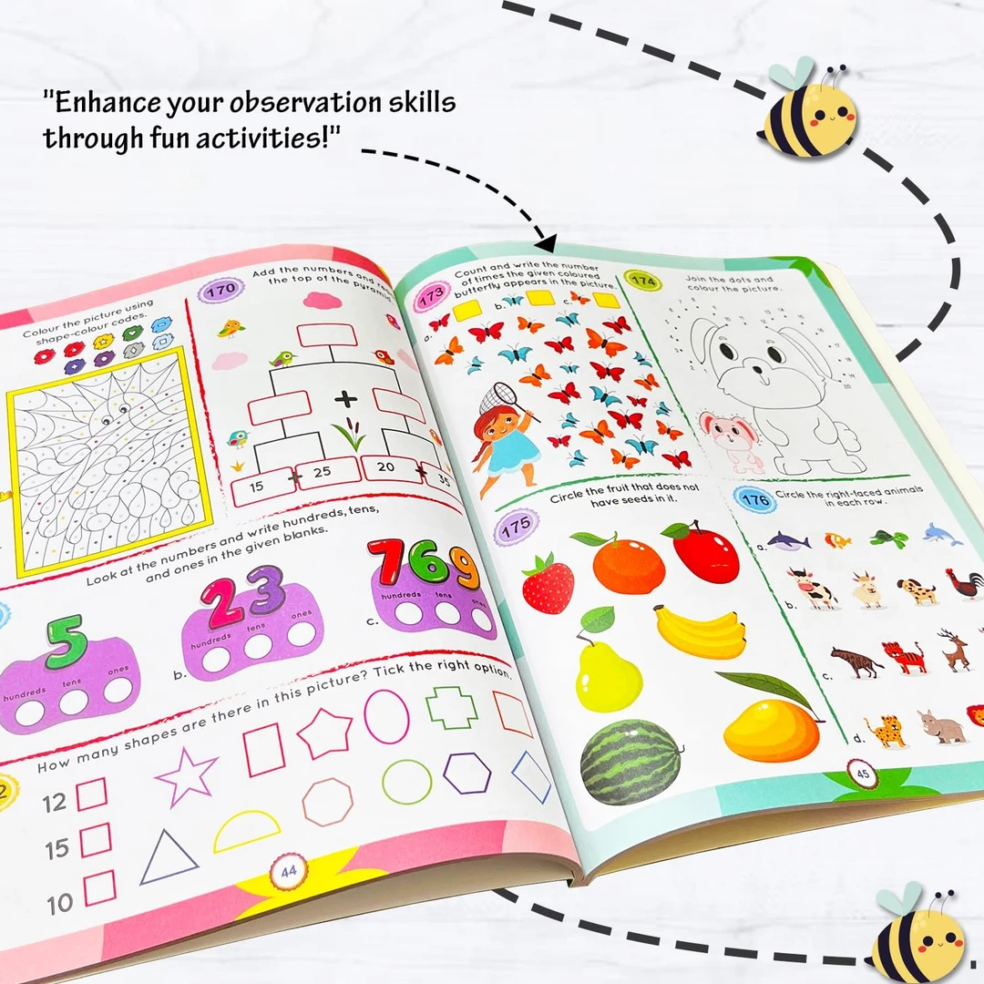 Brain Booster 96-Page Activity Book - 28x22cm (Ages 6+)