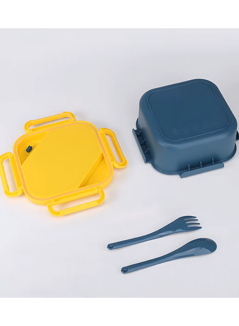 Kids daily bento box with matching tumbler and cutlery set, view 4
