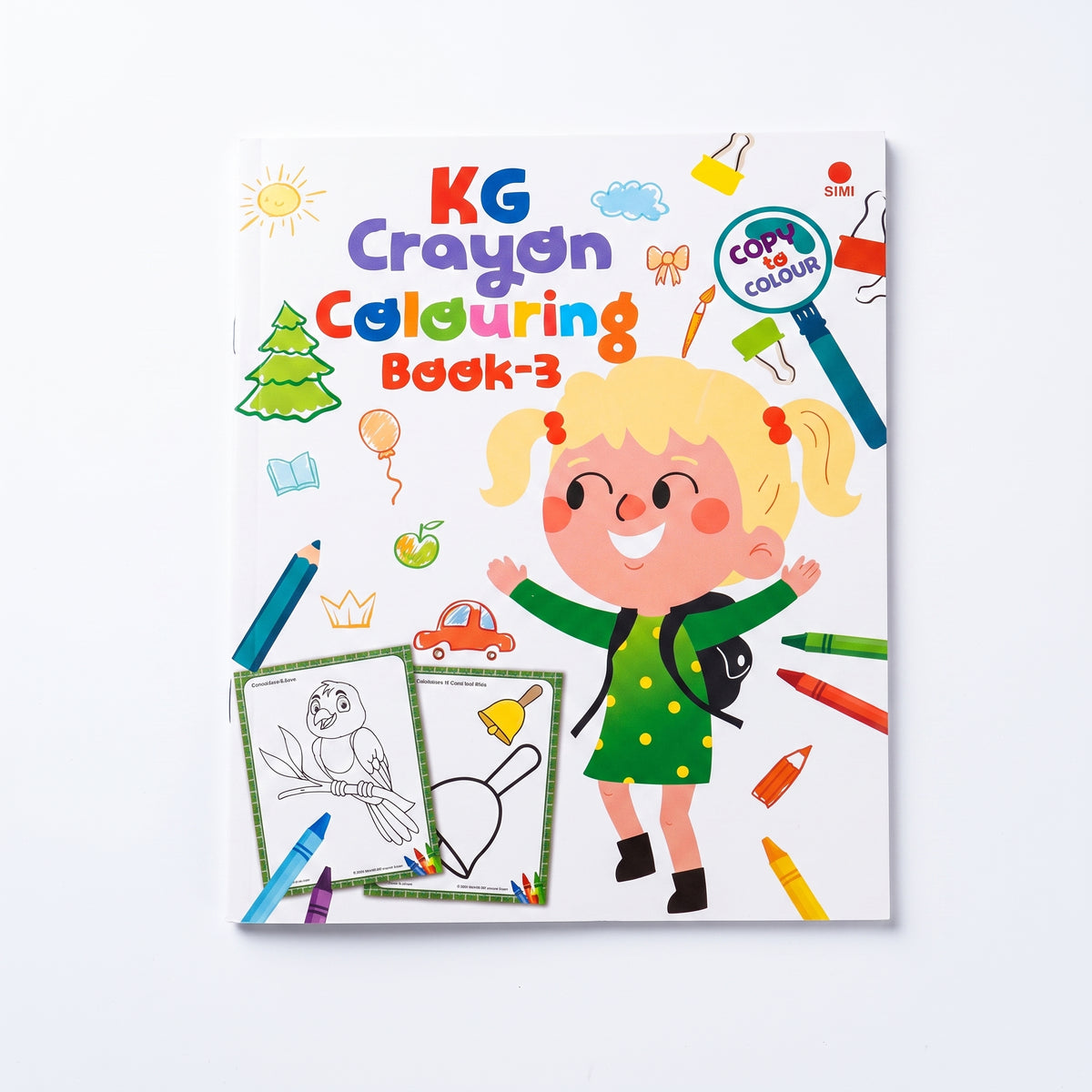 KG Crayon Colouring Book Book-3 (16 Pages)