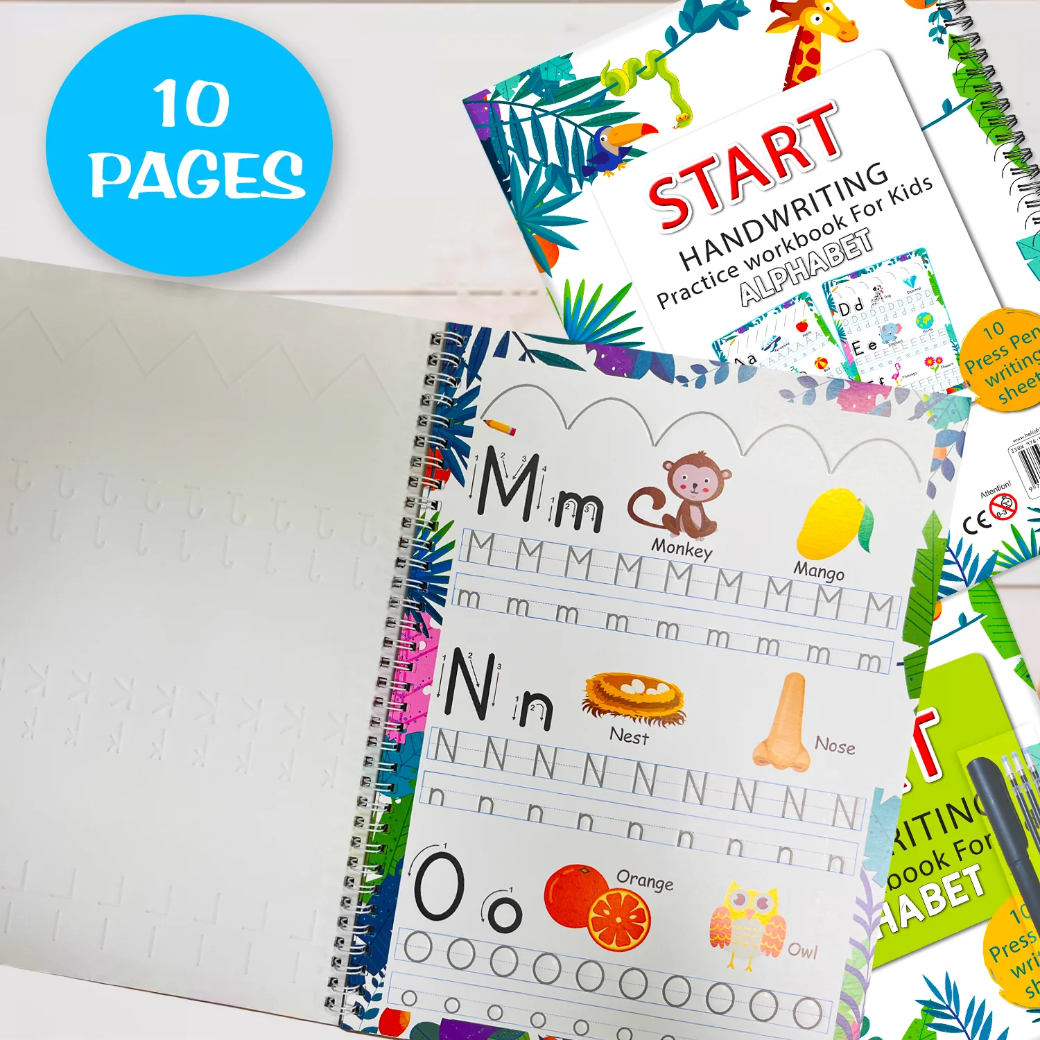 Start Handwriting Practice Workbook for Kids - Alphabet (10 Pages)