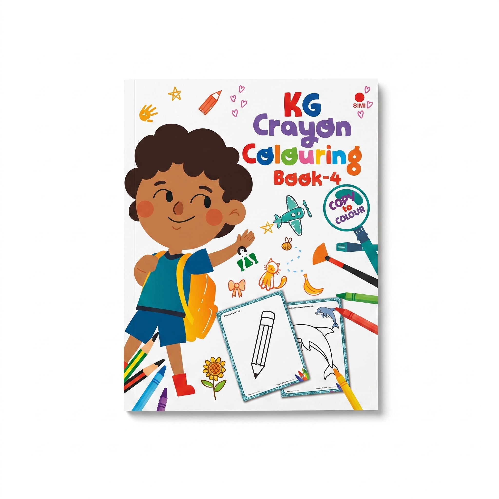 KG Crayon Colouring Book Book-4 (16 Pages)