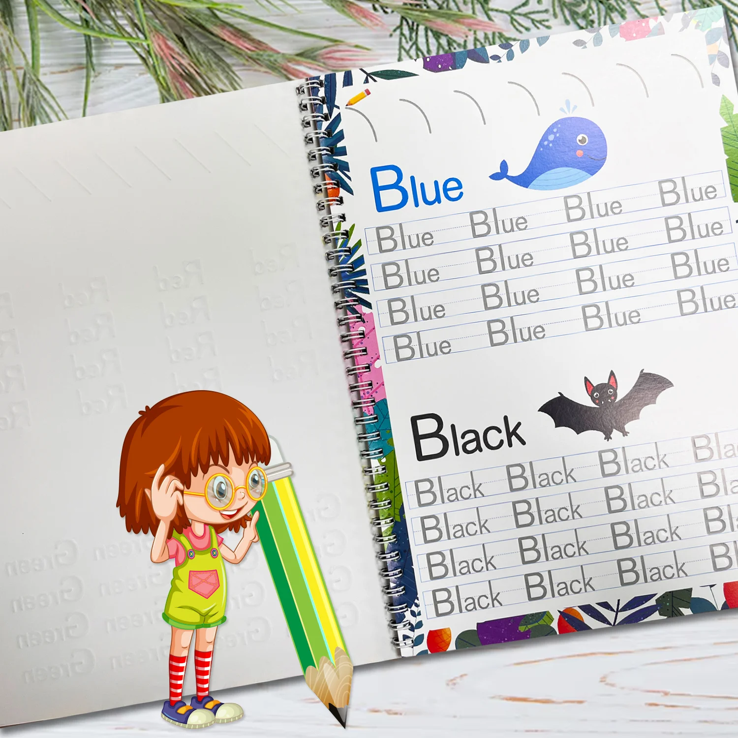 Start Handwriting Practice Workbook for Kids - Colours & Shapes (10 Pages)