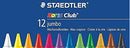 Staedtler 12 Super Jumbo Wax Crayons Set
