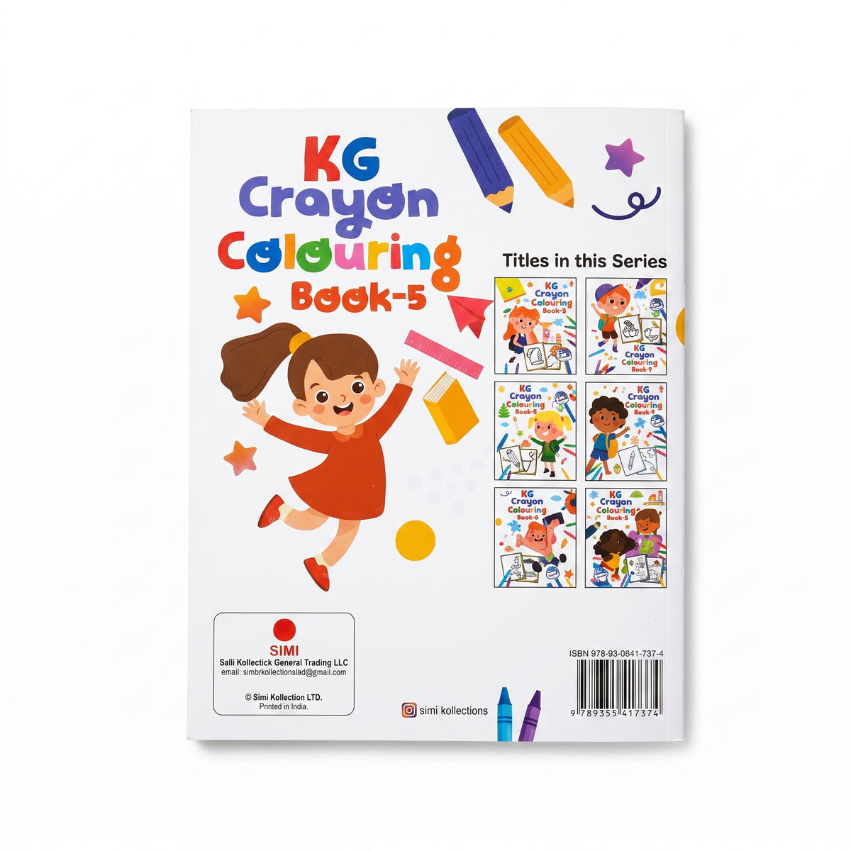 KG Crayon Colouring Book Book-5 (16 Pages)