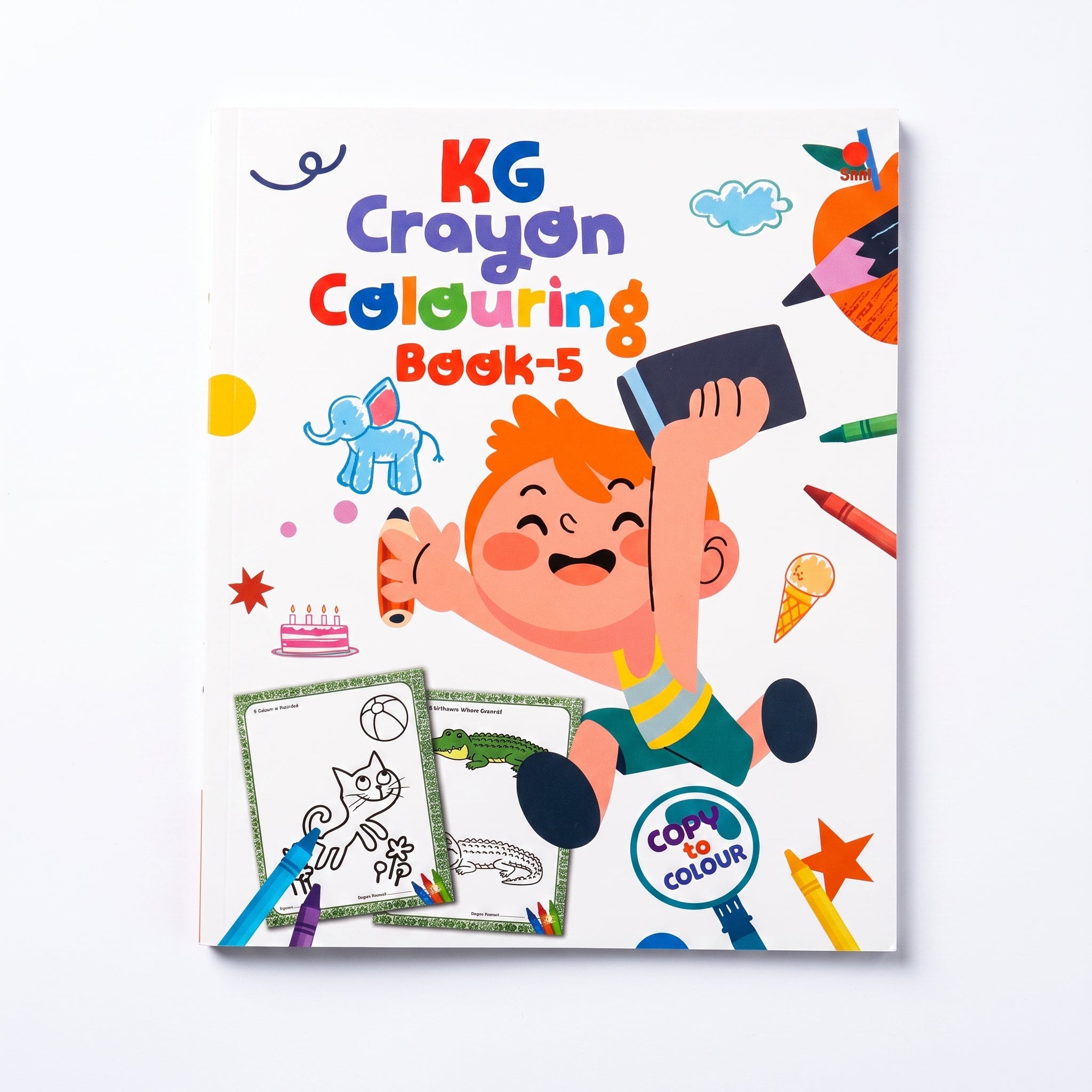 KG Crayon Colouring Book Book-5 (16 Pages)