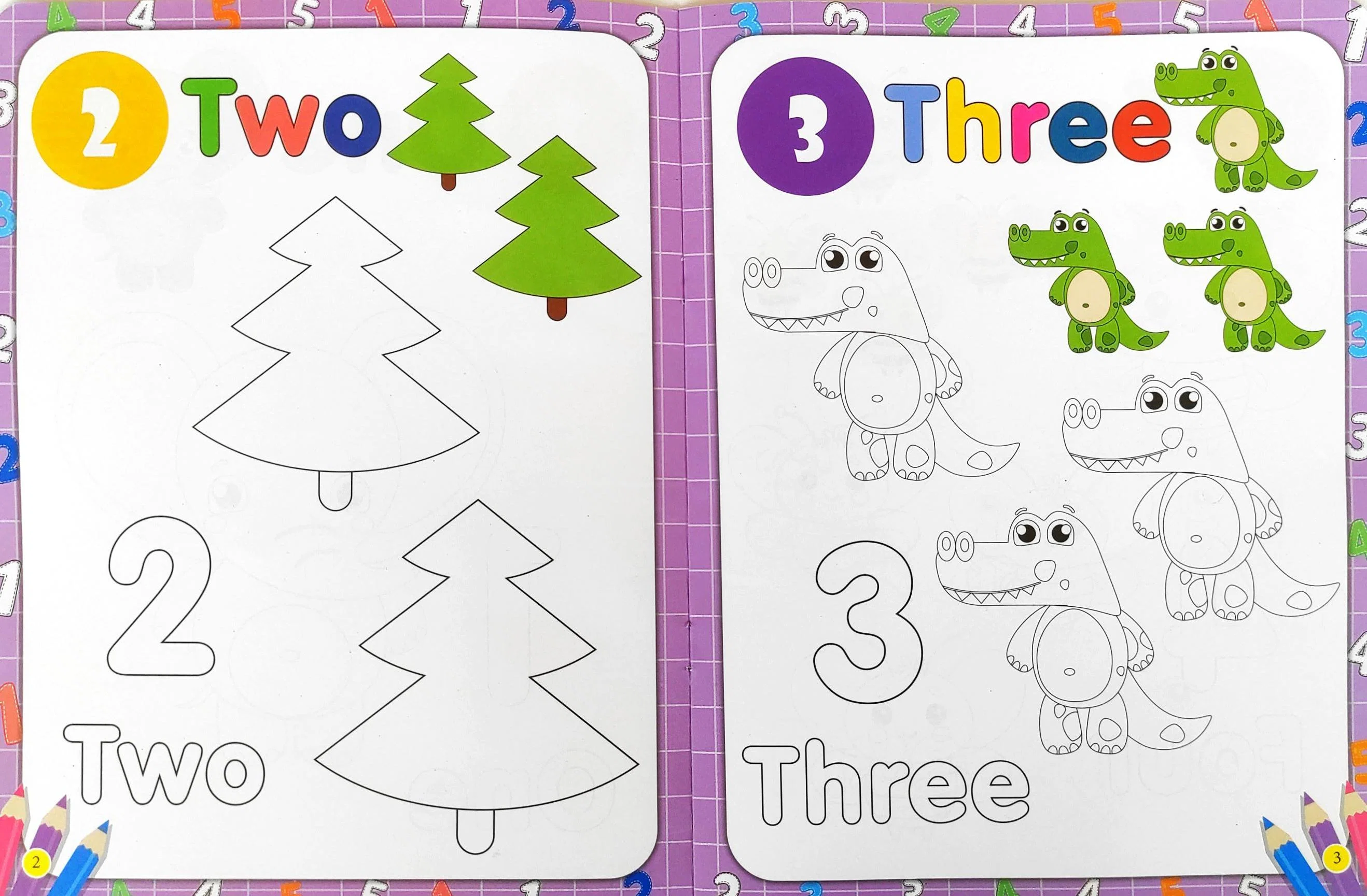 My First Numbers Copy to Colour Book (16 Pages)