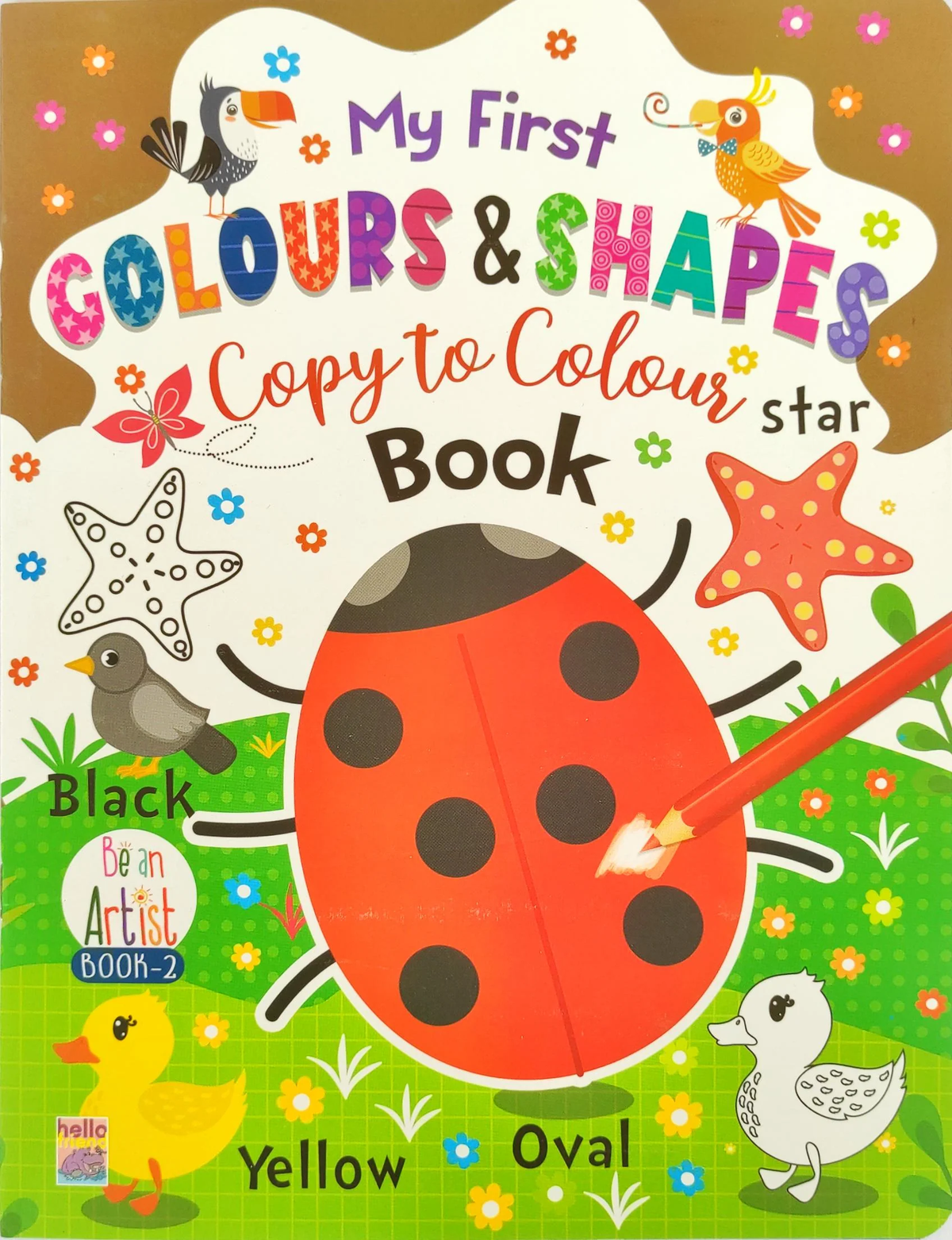 My First Colours & Shapes Copy to Colour Book (16 Pages)