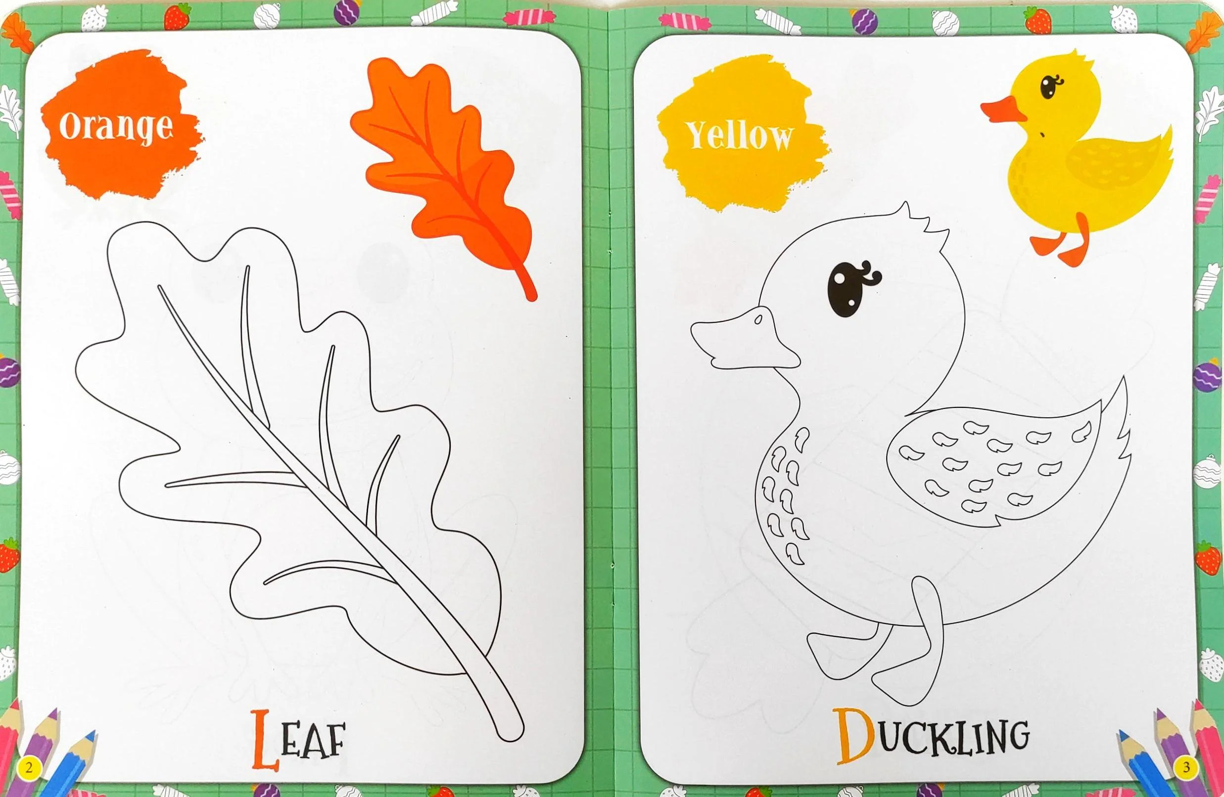 My First Colours & Shapes Copy to Colour Book (16 Pages)