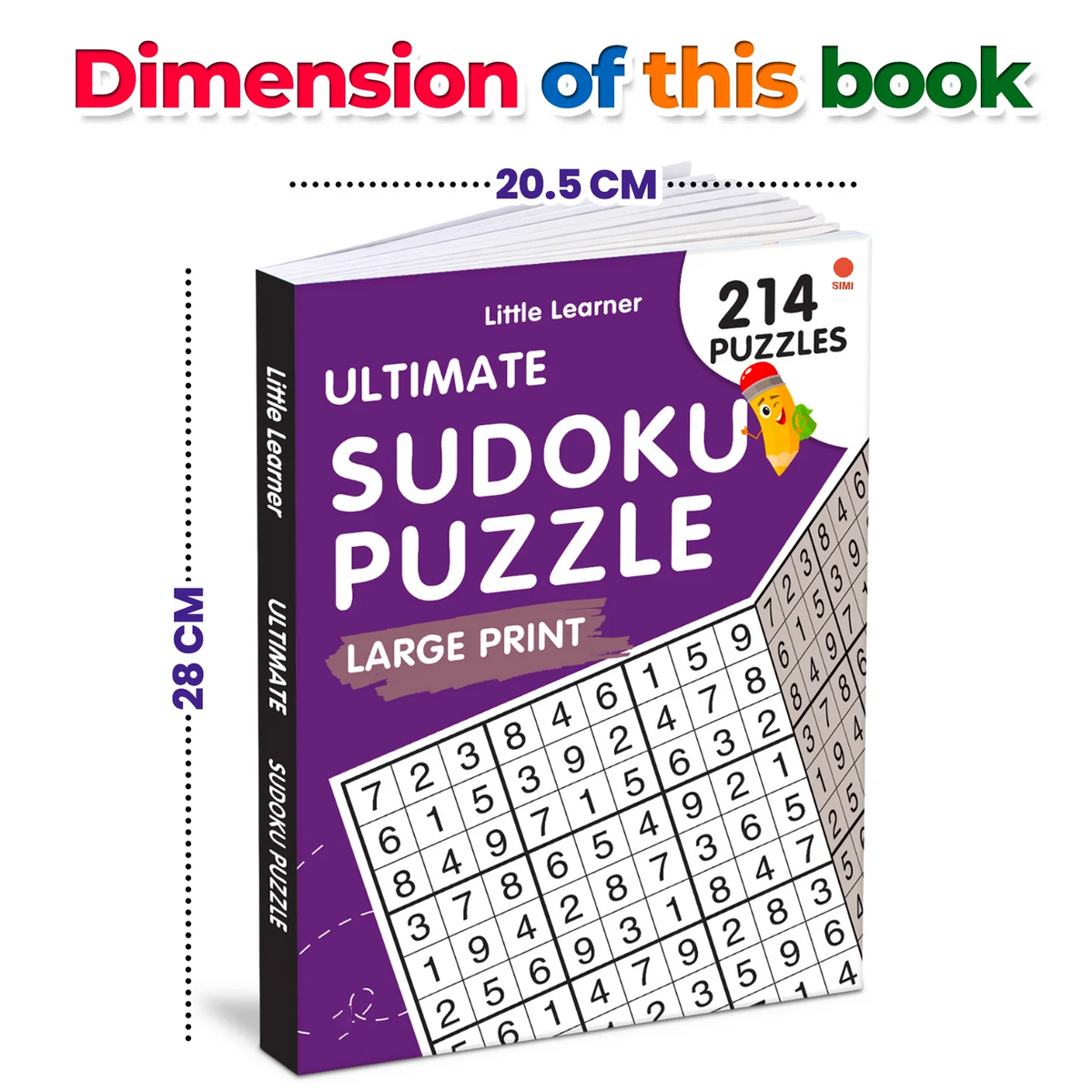 Ultimate Sudoku Puzzle Large Print Activity Book with 214 Puzzles