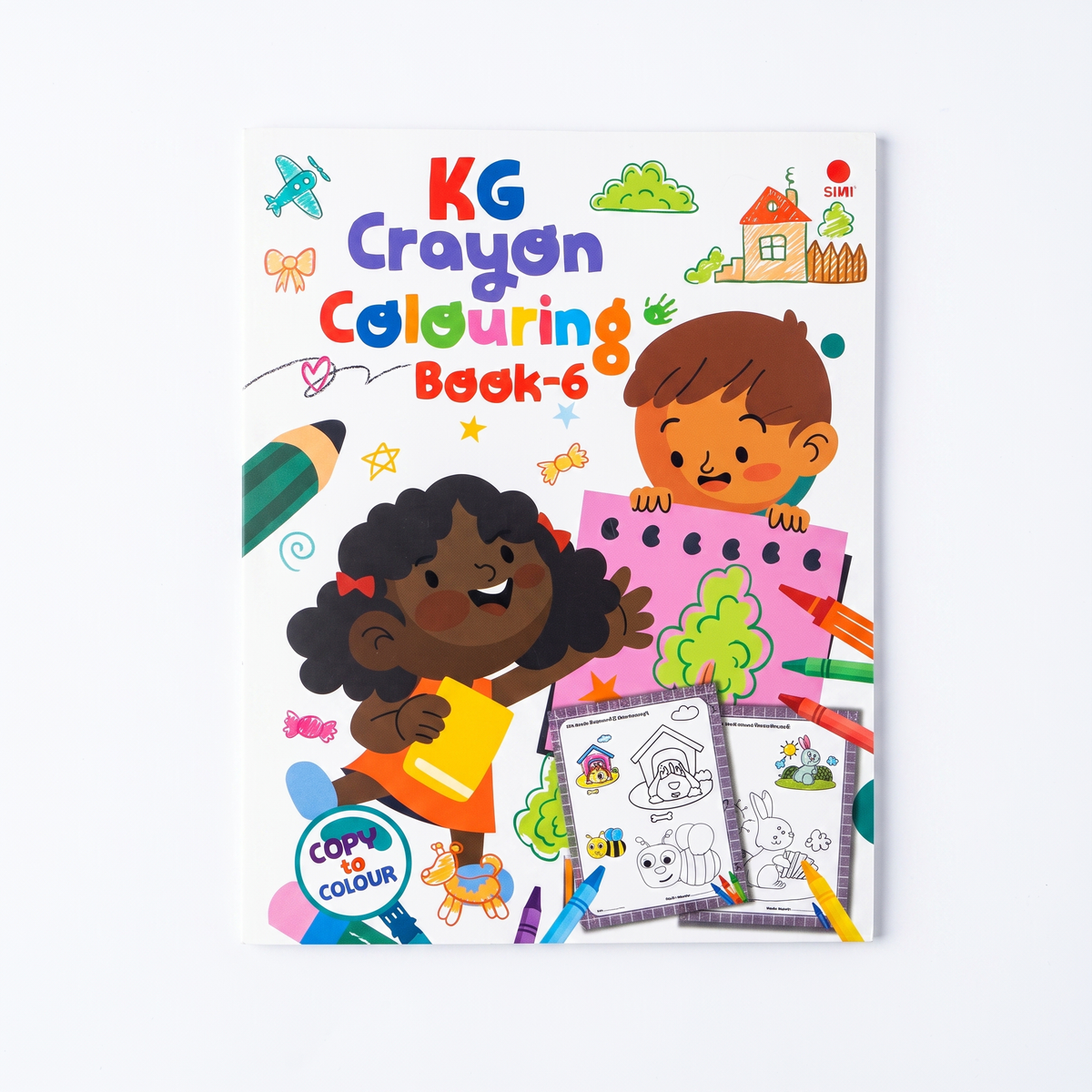 KG Crayon Colouring Book Book-6 (16 Pages)